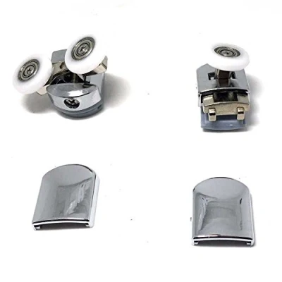 Afbeelding van Set van 8 Douche Behuizing Deur Zinklegering Rollers/Runners/Wielen (Roldiameter 25mm)