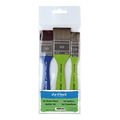 Afbeelding van da Vinci Brushes 5009 Serie Mottler Penseelset, synthetisch, blauw, groen/wit, 30 x cm