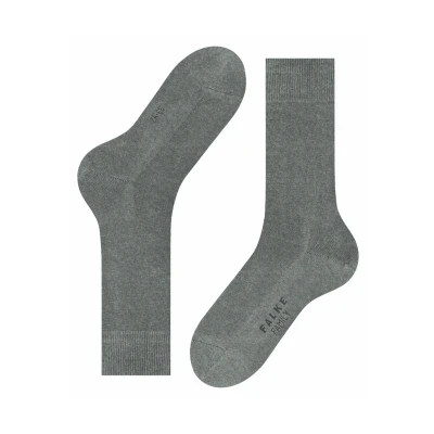 Afbeelding van Falke Family Everyday Casual Sokken, Heren, Maat: 39 42, Light greymel