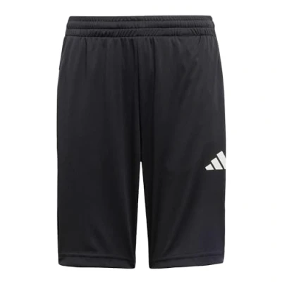 Afbeelding van adidas Uniseks Kind TRAIN ESSENTIALS 3 STRIPES SHORT, black/white, 5 6 Years