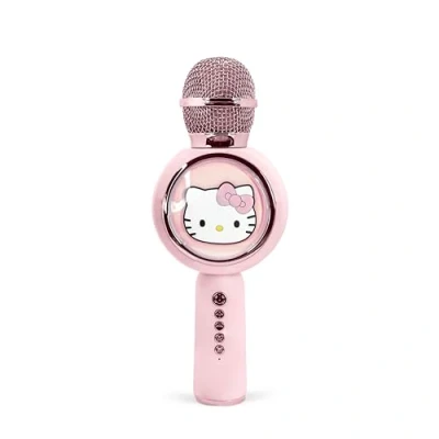 Afbeelding van Hello Kitty PopSing karaoke microfoon draadloos LED verlichting speaker stemvervorming