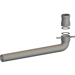 Afbeelding van Burgerhout Miniflex koppelset Ø 60 mm +verlengbocht 90 PP