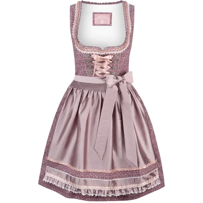 Afbeelding van Wiesnwuid Ruby Mini dirndl voor dames, bes, 36