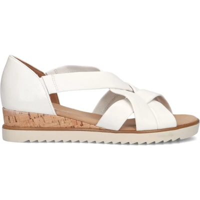 Afbeelding van Gabor 782 Sandalen Met Sleehak Dames Wit Maat 42