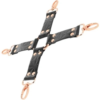 Afbeelding van Begme Black Edition Vegan Leather Hog Tie