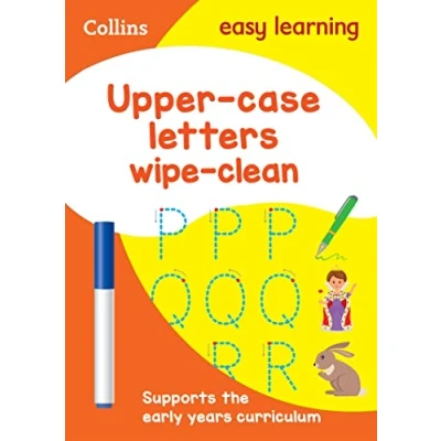 Afbeelding van Upper Case Letters Age 3 5 Wipe Clean Activity Book
