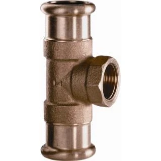 Afbeelding van VSH XPress Koper overgangs T stuk 22 x 1/2&quot; bi.dr. mm pers