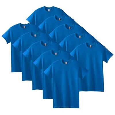 Afbeelding van Gildan heren T shirt van zwaar katoen, stijl G5000, Royal, L