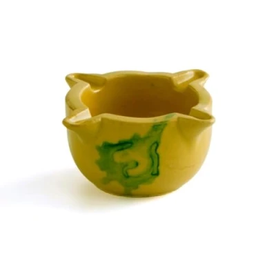 Afbeelding van Vijzel Quid Oranje Keramisch (13 x 8 cm)