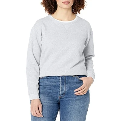 Afbeelding van Hanes Dames Sweatshirt, Licht staal, XL