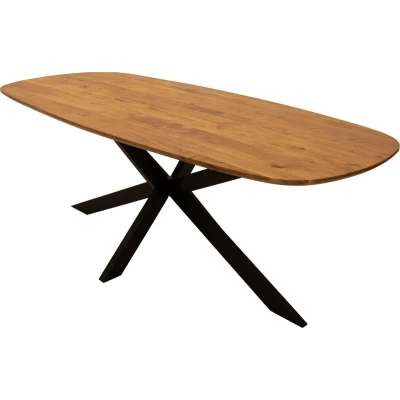 Afbeelding van Kick eettafel Dana 180cm warm bruin