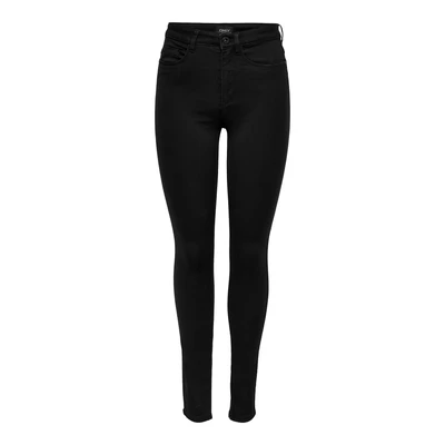 Afbeelding van ONLY high waist skinny jeans ONLROYAL black regular