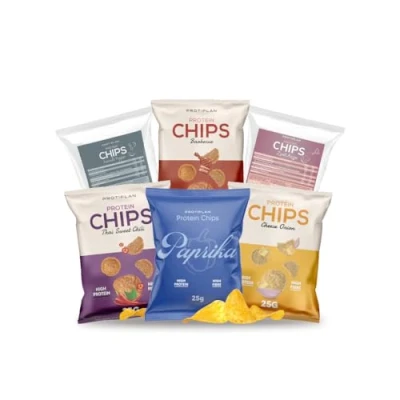 Afbeelding van Protiplan Mix Chips 7 x 25 gram Low carb snack Snel afvallen zonder hongergevoel!