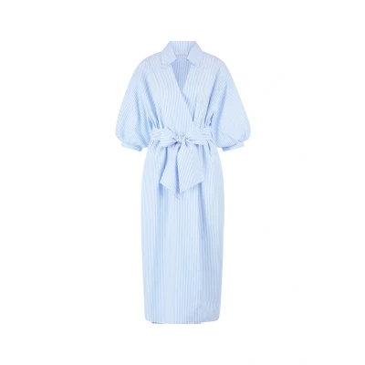 Afbeelding van Rich &amp; Royal Jurk, Dames, Maat: 34, Skyway blue