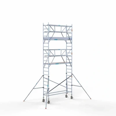 Afbeelding van Rolsteiger 0.75x2.50x7.20m lichtgewicht platformen incl. dubbele voorloopleuningen