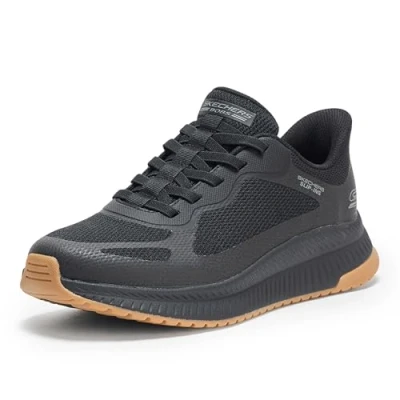 Afbeelding van Skechers Heren Handsfree Slip ins BOBS Squad 4 Sneaker, Zwart, 9 UK, 43 EU