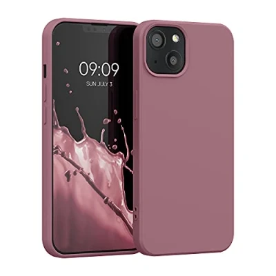 Afbeelding van kwmobile telefoonhoesje geschikt voor Apple iPhone 13 Hoesje smartphone Back cover in donkerroze