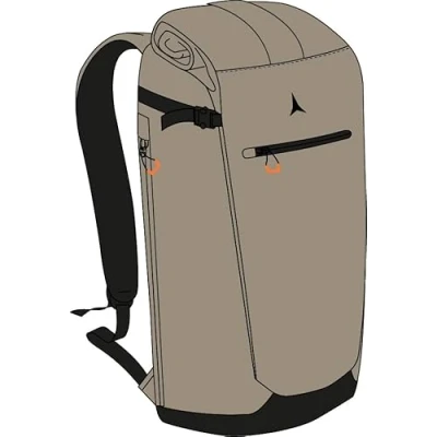 Afbeelding van 365 Days GebruikRoll Top Volume AanpassingDubbele toegangWaxed Canvas StofGewatteerde Schouderbanden Beige 27 x 15 68, beige, Reizen