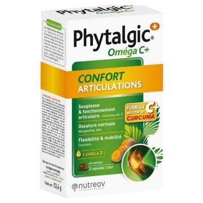 Afbeelding van Nutreov Phytalgic Omega C+ Gewrichtscomfort 60 Capsules