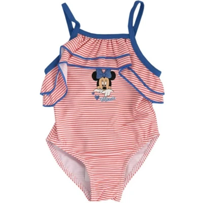 Afbeelding van Disney Minnie Mouse Badpak Baby Rood Maat 80 (18 maanden)