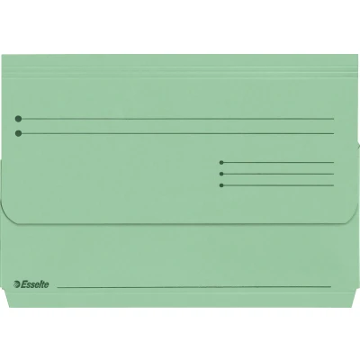 Afbeelding van 25x Esselte documentenmap Pocket File groen