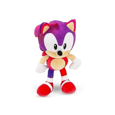 Afbeelding van Sonic The Hedgehog pluche figuur, originele licentie 80 cm, en Rainbow modellen 28 30 cm (7 editie naar keuze) (rood/paars)