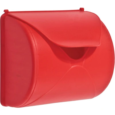 Afbeelding van AXI Brievenbus van kunststof in rood &amp; grijs Accessoire voor Speelhuis of Speeltoestel