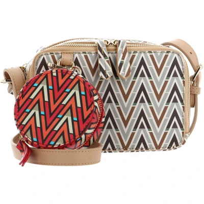 Afbeelding van VALENTINO Schoudertas Tonic Haversack Beige / Multicolor Veelkleurig