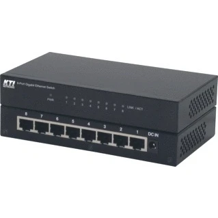 Afbeelding van KTI Networks KGS SOHO 8 ver. B Unmanaged Gigabit Ethernet Switch x 10/100/1000 Mbps ports