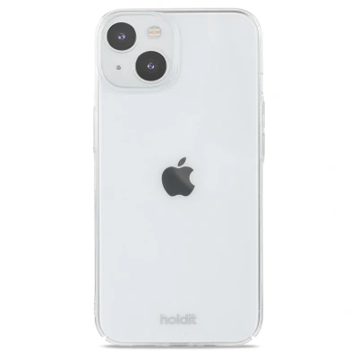Afbeelding van Apple iPhone 14 Hoesje Gerecycled kunststof Holdit Hardcase/Backcover Transparant Telefoonhoesje