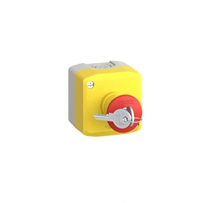 Afbeelding van Schneider Electric Station met noodstopknop, Knoppen + Schakelaars, Rood