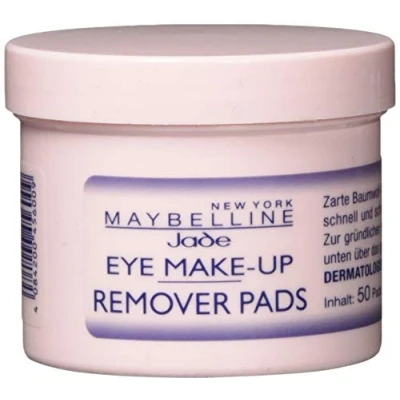Afbeelding van Maybelline New York make up Remover Pads voor het snel en grondig verwijderen van up, 1 x 50 stuks
