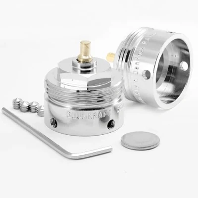 Afbeelding van BLUMKRAFT Radiatoradapter compatibel met Danfoss RAVL 26 mm en Landis&amp;Gyr 24 naar M30 x 1,5 voor thermostaatkop/thermostaat stekker