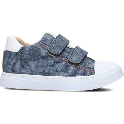 Afbeelding van Shoesme Sh25s011 Sneakers Leren Sneaker Jongens Blauw Maat 26