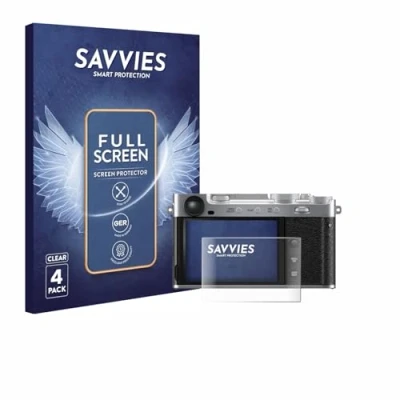 Afbeelding van Savvies Screenprotector voor Fujifilm X E5 Folie Beschermfolie transparant volledig dekking (4 Stuks)