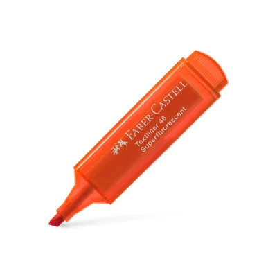 Afbeelding van 10x Tekstmarker Faber Castell 1546 oranje