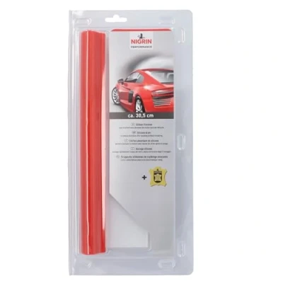 Afbeelding van NIGRIN 71112 Performance siliconen droger en autoleer in set, watertrekker voor lak glas op de auto, streepvrije reinheid