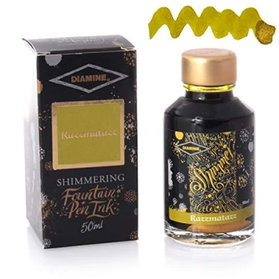 Afbeelding van Diamine Shimmering Inkt for Vulpen, Razzmatazz 50ml