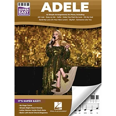 Afbeelding van Adele Super Easy Songbook: 22 Simple Arrangements for Piano with Lyrics