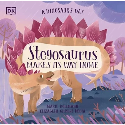 Afbeelding van A Dinosaur&#039;s Day: Stegosaurus Makes Its Way Home