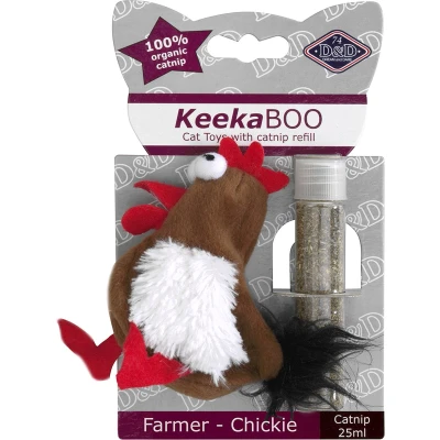 Afbeelding van D&amp;d Home Speelgoed Voor Dieren Kat Farmer Chickie 9cm 25ml 1st