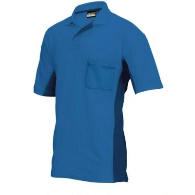 Afbeelding van Tricorp 202002 Poloshirt Bicolor Borstzak Koningsblauw/Marineblauw