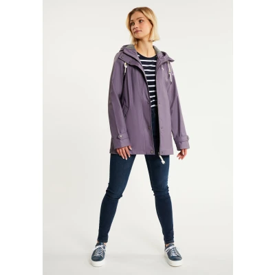 Afbeelding van DREIMASTER Dames Regenjas L / Rookpaars 100% Polyester