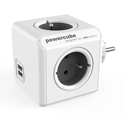 Afbeelding van Allocacoc PowerCube Original USB Grijs (FR)