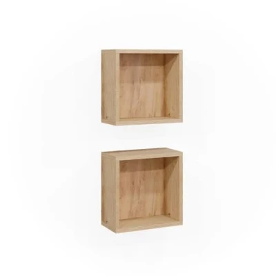 Afbeelding van Vicco Wandrek &quot;Rudi&quot;, Eiken, 30 x cm Set van 2