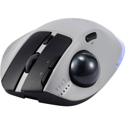Afbeelding van Renkforce RF WLEM 500 Ergonomische muis Draadloos, Radiografisch, Bluetooth Optisch Grijs, Zwart 7 Toetsen 400 dpi, 800
