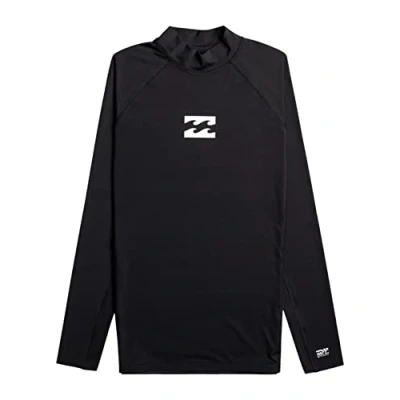 Afbeelding van Billabong UV Rashguard voor mannen met korte mouwen Waves All Day UPF50+ Zwart maat M