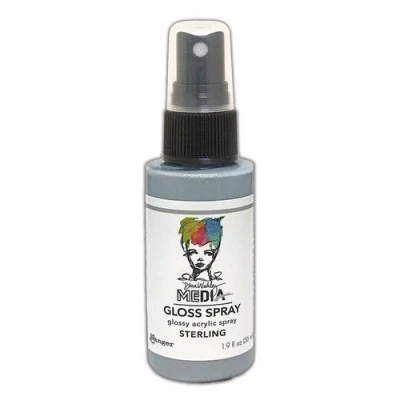 Afbeelding van Ranger Dina Wakley MEdia Gloss spray 59 ml Sterling MDO74274 (06 22)