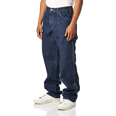Afbeelding van Dickies Heren Relaxed Fit Carpenter Jean, Indigo Blauw, 32W / 30L