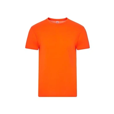 Afbeelding van Mukua Derby, uniseks T shirt, polyester, katoen, neonoranje, maat S, Oranje (fluor), S